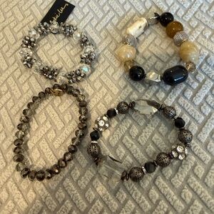 Colleen Lopez Multi-Stone Bracelet Set